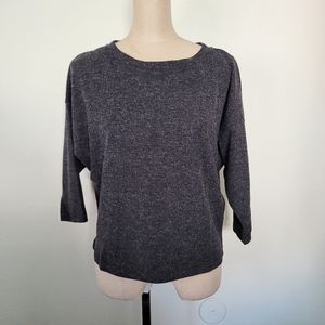 Relished charcoal crew neck top S